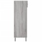 vidaXL Zapatero madera de ingeniería gris Sonoma 60x35x105 cm