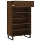 vidaXL Zapatero madera de ingeniería roble marrón 60x35x105 cm