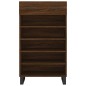 vidaXL Zapatero madera de ingeniería roble marrón 60x35x105 cm