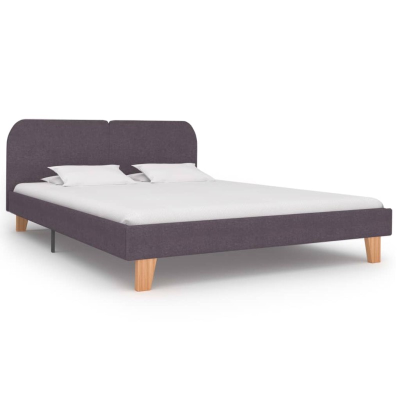 vidaXL Estructura de cama de tela gris topo 180x200 cm vidaXL Estructura de cama de tela gris topo 180x200 cm