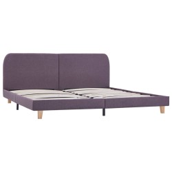 vidaXL Estructura de cama de tela gris topo 180x200 cm