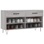 vidaXL Banco zapatero madera de ingeniería gris Sonoma 102x35x55 cm vidaXL Banco zapatero madera de ingeniería gris Sonoma 102x35x55 cm