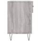 vidaXL Banco zapatero madera de ingeniería gris Sonoma 102x35x55 cm vidaXL Banco zapatero madera de ingeniería gris Sonoma 102x35x55 cm