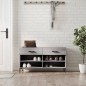 vidaXL Banco zapatero madera de ingeniería gris Sonoma 102x35x55 cm vidaXL Banco zapatero madera de ingeniería gris Sonoma 102x35x55 cm