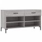 vidaXL Banco zapatero madera de ingeniería gris Sonoma 102x35x55 cm vidaXL Banco zapatero madera de ingeniería gris Sonoma 102x35x55 cm