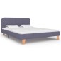 vidaXL Estructura de cama de tela gris claro 140x200 cm vidaXL Estructura de cama de tela gris claro 140x200 cm