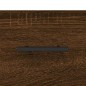 vidaXL Banco zapatero madera de ingeniería marrón roble 102x35x55 cm