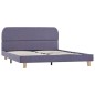 vidaXL Estructura de cama de tela gris claro 140x200 cm vidaXL Estructura de cama de tela gris claro 140x200 cm