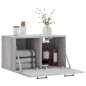 vidaXL Armario de pared madera de ingeniería gris Sonoma 60x36,5x35 cm vidaXL Armario de pared madera de ingeniería gris Sonoma 60x36,5x35 cm