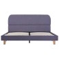 vidaXL Estructura de cama de tela gris claro 140x200 cm vidaXL Estructura de cama de tela gris claro 140x200 cm