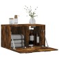 vidaXL Armario de pared madera ingeniería roble ahumado 60x36,5x35 cm vidaXL Armario de pared madera ingeniería roble ahumado 60x36,5x35 cm