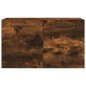 vidaXL Armario de pared madera ingeniería roble ahumado 60x36,5x35 cm vidaXL Armario de pared madera ingeniería roble ahumado 60x36,5x35 cm