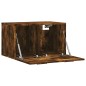 vidaXL Armario de pared madera ingeniería roble ahumado 60x36,5x35 cm vidaXL Armario de pared madera ingeniería roble ahumado 60x36,5x35 cm