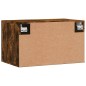 vidaXL Armario de pared madera ingeniería roble ahumado 60x36,5x35 cm vidaXL Armario de pared madera ingeniería roble ahumado 60x36,5x35 cm