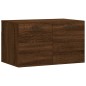 vidaXL Armario de pared madera ingeniería marrón roble 60x36,5x35 cm vidaXL Armario de pared madera ingeniería marrón roble 60x36,5x35 cm
