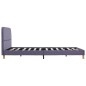 vidaXL Estructura de cama de tela gris claro 140x200 cm vidaXL Estructura de cama de tela gris claro 140x200 cm