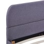 vidaXL Estructura de cama de tela gris claro 140x200 cm vidaXL Estructura de cama de tela gris claro 140x200 cm