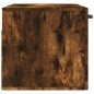 vidaXL Armario de pared madera ingeniería roble ahumado 80x36,5x35 cm vidaXL Armario de pared madera ingeniería roble ahumado 80x36,5x35 cm