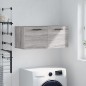 vidaXL Armario de pared madera de ingeniería gris Sonoma 80x36,5x35 cm vidaXL Armario de pared madera de ingeniería gris Sonoma 80x36,5x35 cm