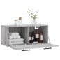 vidaXL Armario de pared madera de ingeniería gris Sonoma 80x36,5x35 cm vidaXL Armario de pared madera de ingeniería gris Sonoma 80x36,5x35 cm
