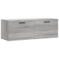 vidaXL Armario de pared madera ingeniería gris Sonoma 100x36,5x35 cm vidaXL Armario de pared madera ingeniería gris Sonoma 100x36,5x35 cm
