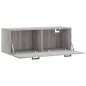 vidaXL Armario de pared madera ingeniería gris Sonoma 100x36,5x35 cm vidaXL Armario de pared madera ingeniería gris Sonoma 100x36,5x35 cm