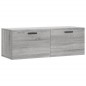 vidaXL Armario de pared madera ingeniería gris Sonoma 100x36,5x35 cm vidaXL Armario de pared madera ingeniería gris Sonoma 100x36,5x35 cm