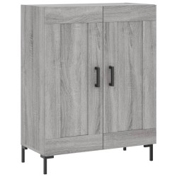 vidaXL Aparador de madera de ingeniería gris Sonoma 69,5x34x90 cm