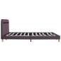 vidaXL Estructura de cama con LED tela gris topo 180x200 cm vidaXL Estructura de cama con LED tela gris topo 180x200 cm