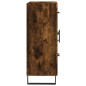 vidaXL Aparador de madera de ingeniería roble ahumado 69,5x34x90 cm