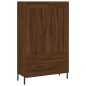 vidaXL Aparador alto madera de ingeniería roble marrón 69,5x31x115 cm vidaXL Aparador alto madera de ingeniería roble marrón 69,5x31x115 cm