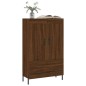 vidaXL Aparador alto madera de ingeniería roble marrón 69,5x31x115 cm vidaXL Aparador alto madera de ingeniería roble marrón 69,5x31x115 cm