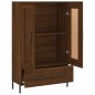 vidaXL Aparador alto madera de ingeniería roble marrón 69,5x31x115 cm vidaXL Aparador alto madera de ingeniería roble marrón 69,5x31x115 cm