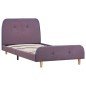 vidaXL Estructura de cama de tela gris topo 90x200 cm vidaXL Estructura de cama de tela gris topo 90x200 cm