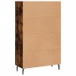 vidaXL Aparador alto madera de ingeniería roble ahumado 69,5x31x115 cm
