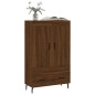 vidaXL Aparador alto madera de ingeniería roble marrón 69,5x31x115 cm vidaXL Aparador alto madera de ingeniería roble marrón 69,5x31x115 cm