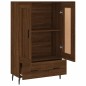 vidaXL Aparador alto madera de ingeniería roble marrón 69,5x31x115 cm vidaXL Aparador alto madera de ingeniería roble marrón 69,5x31x115 cm