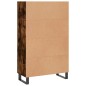 vidaXL Aparador alto madera de ingeniería roble ahumado 69,5x31x115 cm vidaXL Aparador alto madera de ingeniería roble ahumado 69,5x31x115 cm