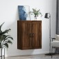 vidaXL Armario de pared madera ingeniería roble marrón 69,5x34x90 cm vidaXL Armario de pared madera ingeniería roble marrón 69,5x34x90 cm