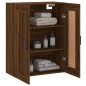 vidaXL Armario de pared madera ingeniería roble marrón 69,5x34x90 cm vidaXL Armario de pared madera ingeniería roble marrón 69,5x34x90 cm