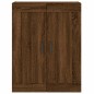 vidaXL Armario de pared madera ingeniería roble marrón 69,5x34x90 cm vidaXL Armario de pared madera ingeniería roble marrón 69,5x34x90 cm
