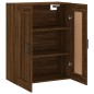 vidaXL Armario de pared madera ingeniería roble marrón 69,5x34x90 cm vidaXL Armario de pared madera ingeniería roble marrón 69,5x34x90 cm