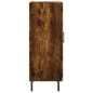 vidaXL Aparador madera de ingeniería roble ahumado 34,5x34x90 cm vidaXL Aparador madera de ingeniería roble ahumado 34,5x34x90 cm