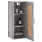 vidaXL Armario de pared madera de ingeniería gris Sonoma 34,5x34x90 cm vidaXL Armario de pared madera de ingeniería gris Sonoma 34,5x34x90 cm