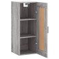 vidaXL Armario de pared madera de ingeniería gris Sonoma 34,5x34x90 cm vidaXL Armario de pared madera de ingeniería gris Sonoma 34,5x34x90 cm