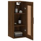 vidaXL Armario de pared madera ingeniería marrón roble 34,5x34x90 cm vidaXL Armario de pared madera ingeniería marrón roble 34,5x34x90 cm