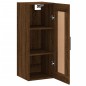 vidaXL Armario de pared madera ingeniería marrón roble 34,5x34x90 cm vidaXL Armario de pared madera ingeniería marrón roble 34,5x34x90 cm