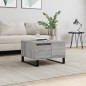 vidaXL Mesa de centro madera contrachapada gris Sonoma 55x55x36,5 cm vidaXL Mesa de centro madera contrachapada gris Sonoma 55x55x36,5 cm