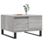 vidaXL Mesa de centro madera contrachapada gris Sonoma 55x55x36,5 cm vidaXL Mesa de centro madera contrachapada gris Sonoma 55x55x36,5 cm
