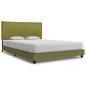 vidaXL Estructura de cama de tela verde 120x200 cm vidaXL Estructura de cama de tela verde 120x200 cm